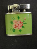 Penquin Cigarette Lighter Enamel - Floral