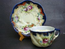 Precious Royal Nippon Moustache Cup and Saucer