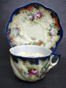Precious Royal Nippon Moustache Cup and Saucer