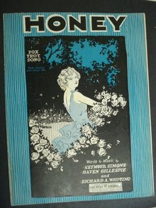 1924 Sheet Music - Honey Fox Trot
