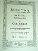 Music Book by Carl Czerny