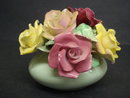 Staffordshire China Flowers/Vase Floral
