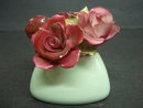 Staffordshire China Roses/ Vase