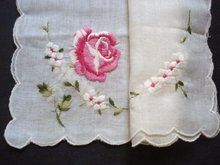 Gorgeous Vintage Hanky Handkerchief