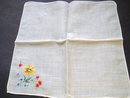 Very Pretty Hanky Embroidery Petit Point