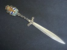 Sterling Letter Opener - 1902 Vancouver
