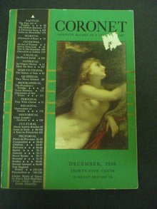1938 CORONET Magazine Cover - Study of Venus