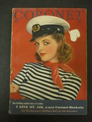 1941 CORONET Magazine Cover Girl Miss Stark