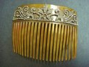 Antique Jewelled COMB - Marcasites