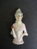 Precious Miniature Half Doll Tiny Pin Cushion Doll