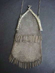Silver Mesh Purse