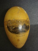 Mauchlineware Darning Egg / Needle / Thimble