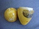 Mauchlineware Darning Egg / Needle / Thimble