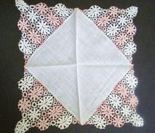 Precious Lace Wedding Handkerchief Hanky