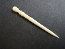 WONDERFUL Early 1900's Sewing Bone Stiletto Tool