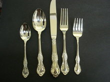 Silver Flatware Service Set 30 Pieces