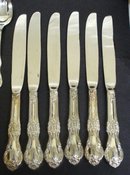 Silver Flatware Service Set 30 Pieces
