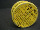 Round Tin Box BDC Gin Pills for the Kidneys
