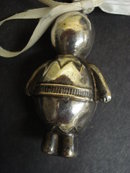 Silver Baby Rattle and Ring