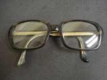Elegant Vintage Dark Rimmed Eyeglasses