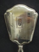 Sterling Mirror / Brush Set Monogram B