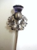 Sterling Fork Figural Scottish Thistle
