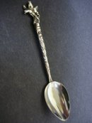Figural Silver Spoon