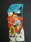Figural Valentine Card - Chug Along With Me