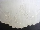 Embroidered Madeira Doily