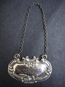 Sterling Liquor Label - BOURBON - England