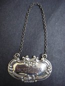 Sterling Liquor Label - BOURBON - England