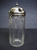 Mustard Jar Cut Crystal/Silver