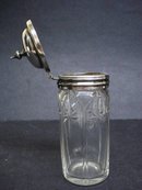 Mustard Jar Cut Crystal/Silver
