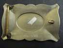 Western Style Men's Belt Buckle Silver Tone