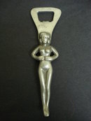Old Figural Bottle Opener - Girl