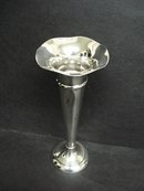 Sterling Trumpet Vase by Sheffield England