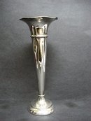 Sterling Trumpet Vase by Sheffield England