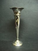 Sterling Trumpet Vase by Sheffield England