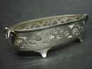 Fantastic Antique Silver Dish with Glass Liner