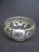 Silver Overlay Bowl Centrepiece