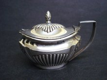 Sterling Condiment Pot Birmingham England