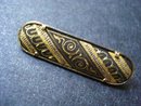 Deco Vintage Damascene Brooch Super Quality Made in Spain