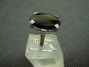 Sterling Onyx Ring - Large Black Onyx