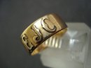 14k Gold Ring - Band Mono EJC