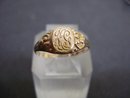 Antique Gold Signet Ring Monograms
