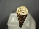 Antique Gold Signet Ring Monograms