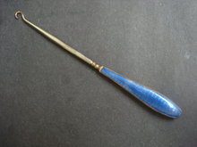 Antique Guilloche Button Hook