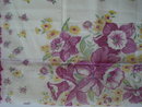 Very Pretty Handkerchief Hanky Purple Orchids