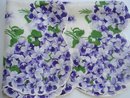 Lovely Handkerchief Hanky Purple Violets