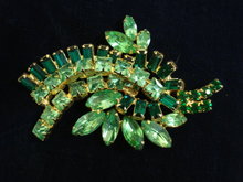 Fabulous Rhinestone Brooch Art Deco
